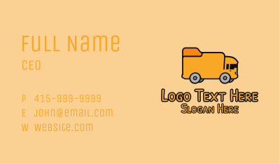 School Bus Business Card Image Preview