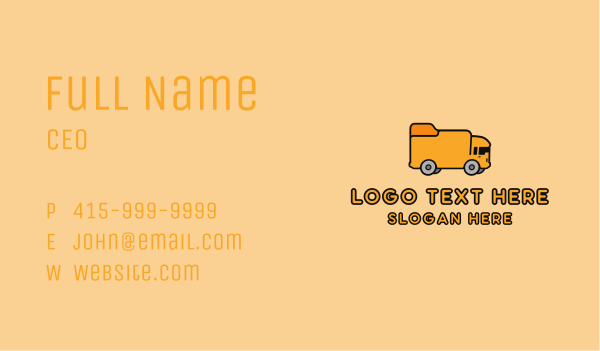 School Bus Business Card Design Image Preview