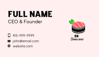 Film Reel Sushi  Business Card Image Preview