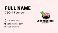 Film Reel Sushi  Business Card Image Preview