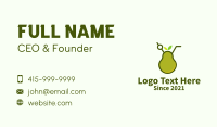 Organic Pear Smoothie  Business Card Preview