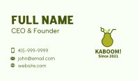 Organic Pear Smoothie  Business Card Image Preview