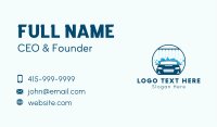 Clean Car Wash Sprinkler  Business Card Design