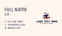 Hammer Anvil Banner Business Card Image Preview