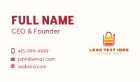 Ecommerce Retail Shopping Business Card Design