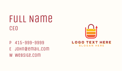 Ecommerce Retail Shopping Business Card Image Preview