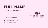 Visual Eye Optometry Business Card Image Preview