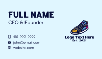 Colorful Skater Shoes Business Card Design