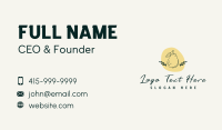 Organic Pear Fruit Business Card Design