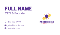 Fun Party Balloon Confetti Business Card Image Preview