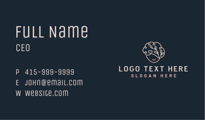 Brain Mental Health Business Card Image Preview