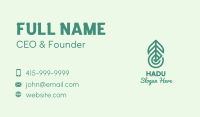 Green Herb Oil Droplet Business Card Image Preview