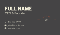 Generic Handwritten Wordmark Business Card Image Preview