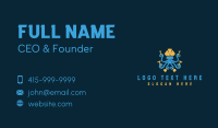 Octopus Handyman Builder Business Card Image Preview