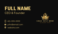 Premium Luxury Crown Jewel Business Card Preview