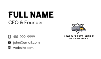 Industrial Truck Logistics Business Card Preview