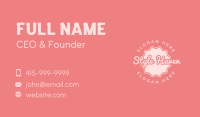 Round Script Business Business Card Image Preview