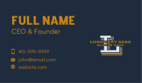 Sports Athletic Lettermark Business Card Image Preview