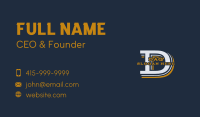 Sports Athletic Lettermark Business Card Image Preview