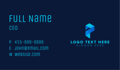 Digital Tech Multimedia Business Card Image Preview