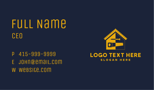 Home Tools Handyman Business Card Design Image Preview