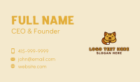 Sleeping Orange Cat Business Card Image Preview