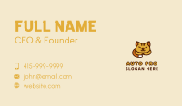 Sleeping Orange Cat Business Card Image Preview