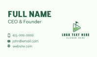 Golfing Tournament Competition Business Card Preview