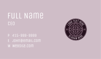 Christian Parish Cross Business Card Image Preview