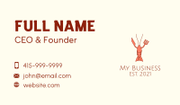 Lobster Restaurant Business Card Image Preview