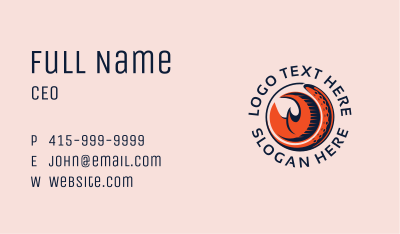 Tentacle Claw Seafood Business Card