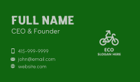 Eco Bike Arrow  Business Card Image Preview