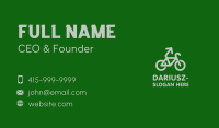 Eco Bike Arrow  Business Card Design