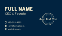 Generic Cursive Badge Business Card Image Preview