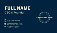 Generic Cursive Badge Business Card Image Preview