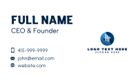 Blue Business Firm  Business Card Image Preview