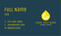 Lemon Drop Juice Business Card Image Preview