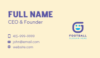 Generic Smiley Letter G Business Card Image Preview
