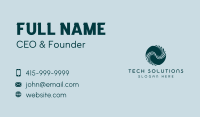 Biotech Science Waves Business Card Image Preview