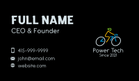 Minimalist Cyclist Athlete Business Card Image Preview
