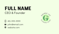 Stylish Boutique Letter G Business Card Image Preview