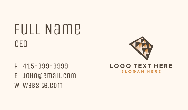 Ceramic Tile Flooring Business Card Design Image Preview