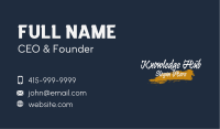 Brush Graffiti Mural Wordmark Business Card Image Preview