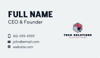 Masonry Trowel Construction Business Card Image Preview