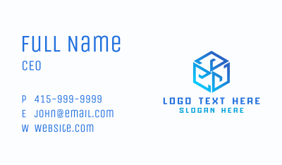 Digital Tech Consultant Business Card Image Preview