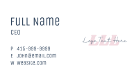 Makeup Artist Signature Business Card Image Preview