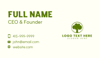 Green Tree Plant Business Card Image Preview