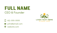 Mountain Destination Explorer Business Card Image Preview