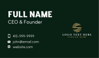 Premium Business Company Letter S Business Card Image Preview