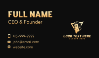 Hair Stylist Mullet Business Card Preview
